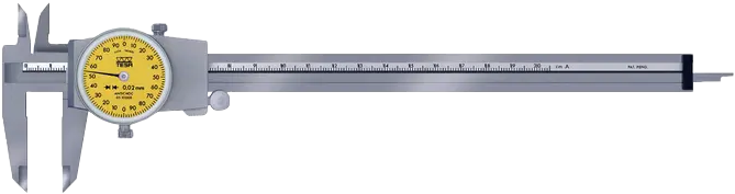 Posuvné měřítko s číselníkem 0-200/0,02 mm TESA