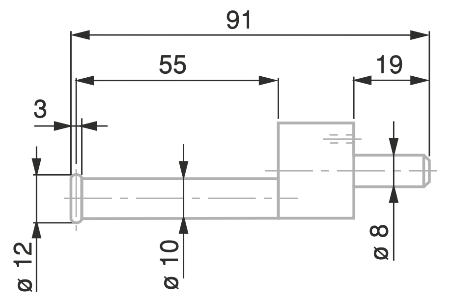 Dotek diskový pr. 12 mm