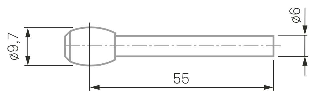 Dotek soudkový pr. 9,7 mm