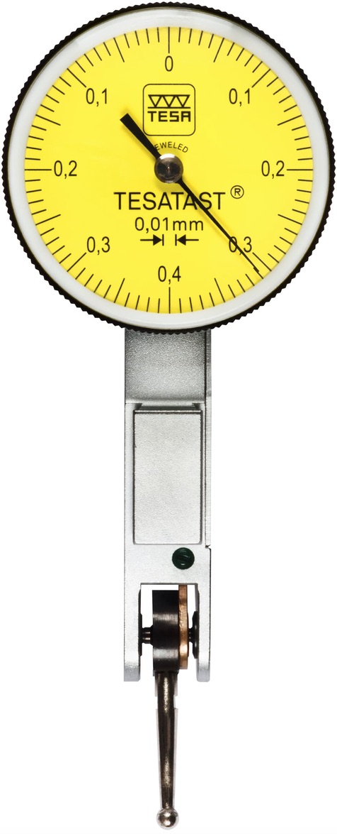 Úchylkoměr páčkový ±0,4/0,01 mm TESATAST horizontální