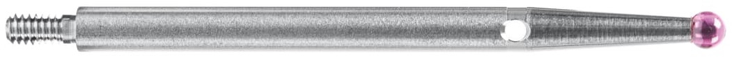 Dotek s kuličkou pr. 2 mm L32,26 mm rubín pro páčkový úchylkoměr P-LINE