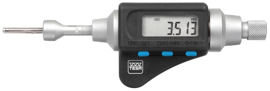 Dutinoměr třídotekový mikrometrický digitální 3,5-4 mm TESA IMICRO IP54