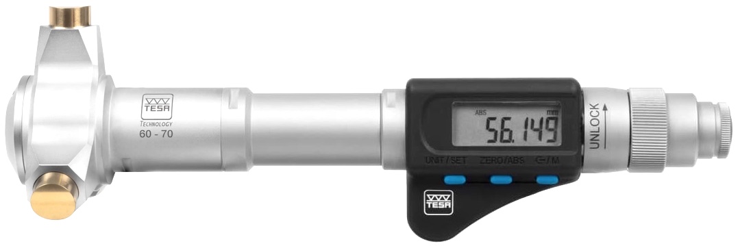 Dutinoměr třídotekový mikrometrický digitální 60-70 mm TESA IMICRO IP54