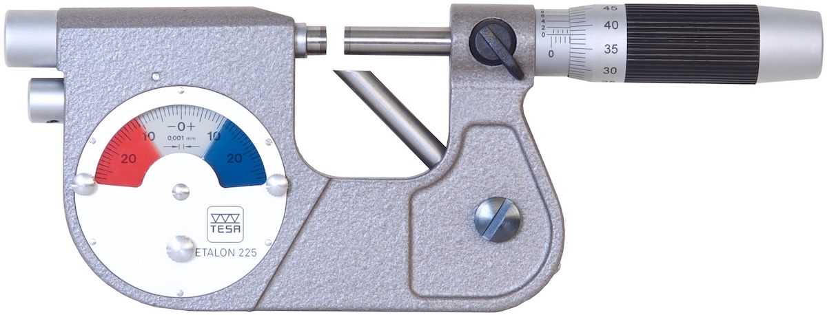 Mikropasametr 0-25 mm TESA Etalon 225