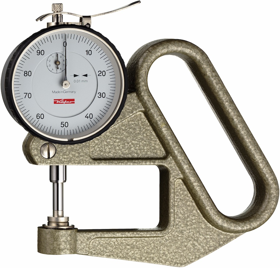 Tloušťkoměr 0-10/0,01 mm Käfer typ J 50