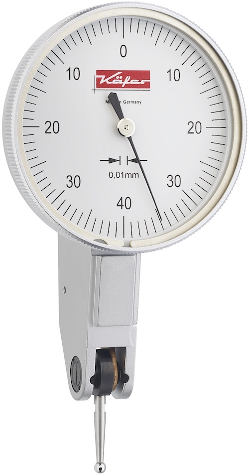 Úchylkoměr páčkový ±0,4/0,01 mm Käfer typ K 40 horizontální