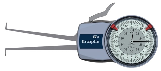 Dutinoměr s rameny 20-40 mm Kroeplin H220