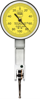 Úchylkoměr páčkový ±0,1/0,002 mm TESATAST horizontální