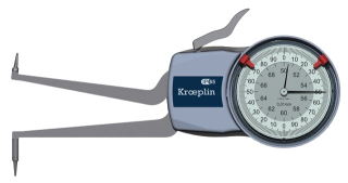 Dutinoměr s rameny 50-70 mm Kroeplin H250