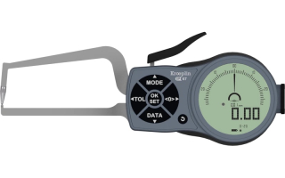 Tloušťkoměr s rameny digitální 0-20 mm Kroeplin K2R20