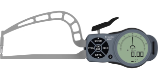 Tloušťkoměr s rameny digitální 0-30 mm Kroeplin K3R30