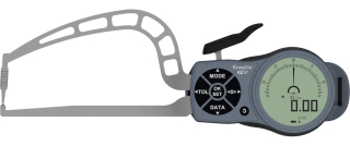 Tloušťkoměr s rameny digitální 0-30 mm Kroeplin K3R30S