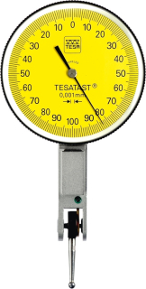 Úchylkoměr páčkový ±0,1/0,001 mm TESATAST horizontální